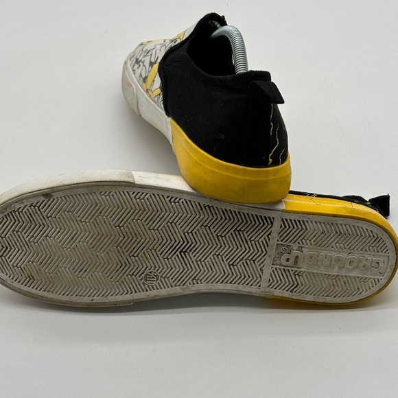 Pokemon Pikachu Shoes Canvas Slip Ons Men's New Groundup Size 11.5‎ - Picture 9 of 15